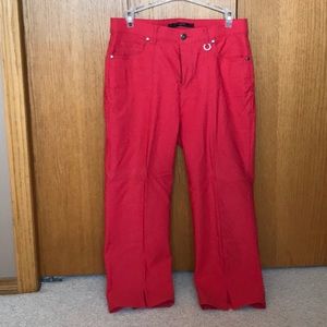 Ladies 3/4 length  stretch denim capri. Size 8.